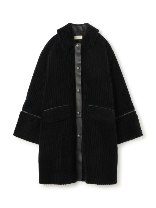 楽天市場】【SALE／40%OFF】ワイドリッジパイル ステンカラーコート 