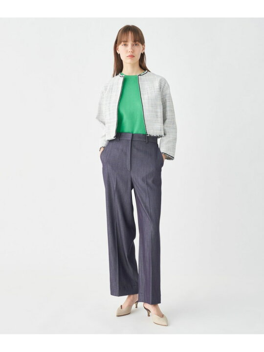 楽天市場】【SALE／40%OFF】ロングスラブツイード クルーネック  