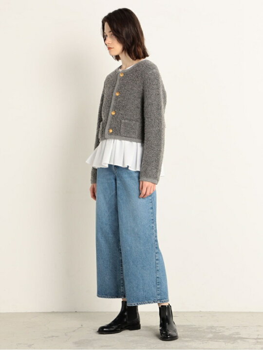 楽天市場】【SALE／40%OFF】ムートン クルーネックカーディガン 