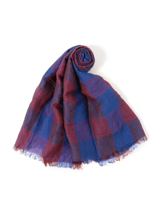 楽天市場】【SALE／50%OFF】ARIANNA リネン チェックストール 