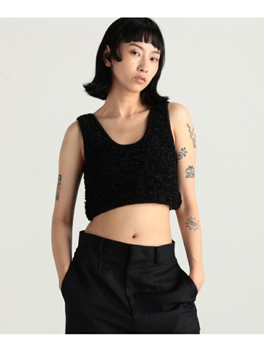 楽天市場】【SALE／40%OFF】ニットツイードビスチェ EDITION 