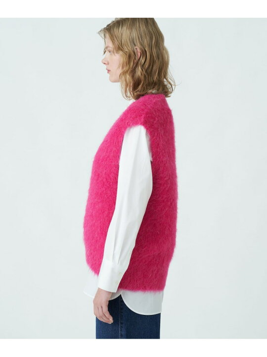 楽天市場】【SALE／40%OFF】フラッフィーアルパカ Vネックベスト 