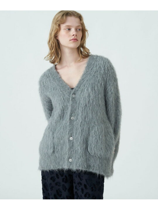 楽天市場】【SALE／40%OFF】フラッフィーアルパカ Vネックカーディガン  