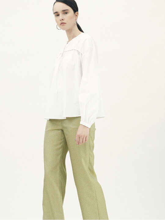 楽天市場】【SALE／40%OFF】ストレッチブロード ヨークギャザー 