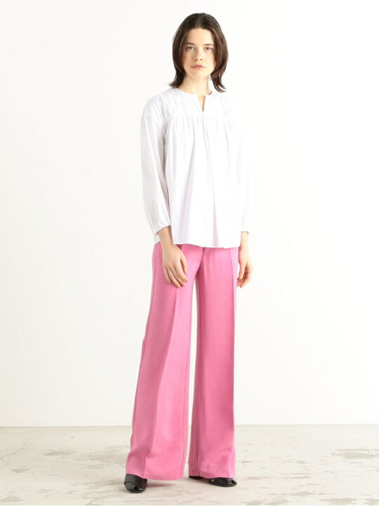 楽天市場】【SALE／40%OFF】ストレッチブロード ヨークギャザー