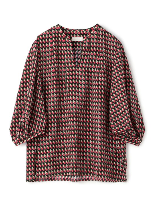 楽天市場】【SALE／40%OFF】ジオメトリックプリント キーネック 