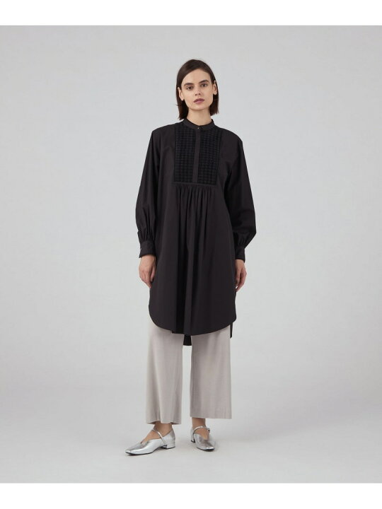 楽天市場】【SALE／30%OFF】ブラックコンビネーション ロングブラウス 