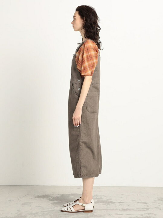 楽天市場】【SALE／40%OFF】コットンデニム サロペットスカート 