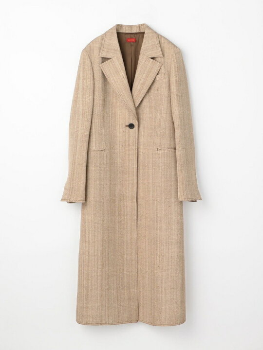 楽天市場】【SALE／50%OFF】レーヨンシルクメランジ ロングコート DES 