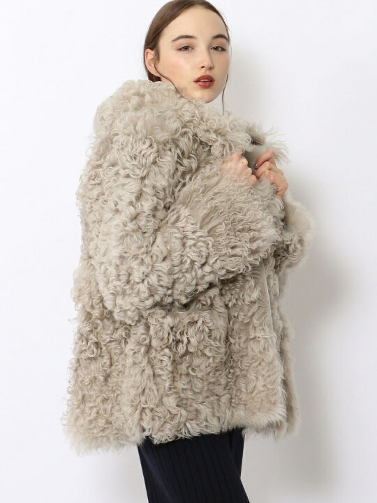 楽天市場】【SALE／40%OFF】UNKNOWN ムートン ショートリバーシブル 