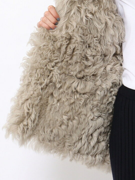 楽天市場】【SALE／40%OFF】UNKNOWN ムートン ショートリバーシブル 