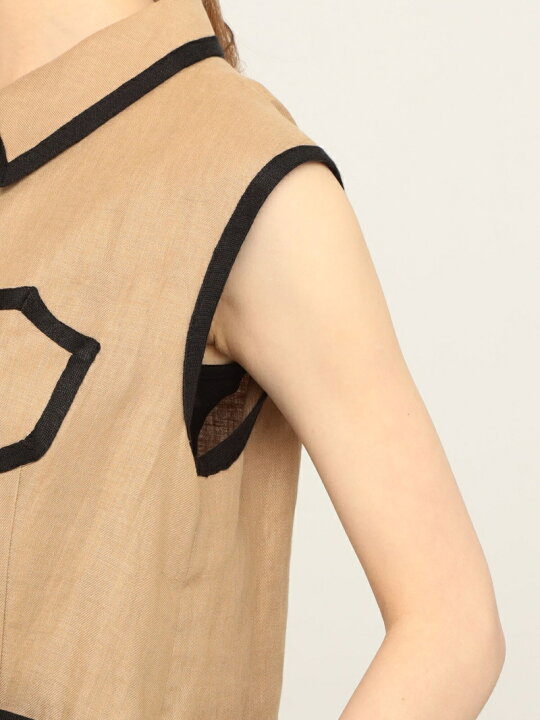 楽天市場】【SALE／40%OFF】ヘンプツイル ジレ DES PRES 