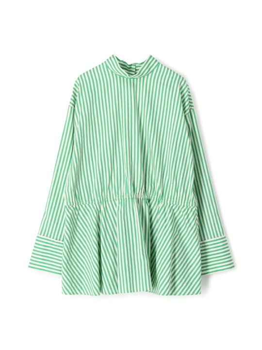 楽天市場】【SALE／40%OFF】コットンシルクストライプ ペプラム 