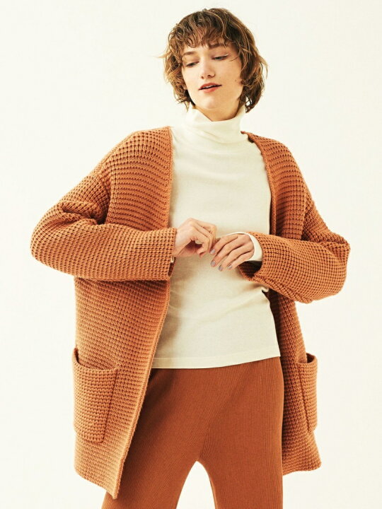 楽天市場】【SALE／40%OFF】ソフトコード ノーカラーカーディガン  