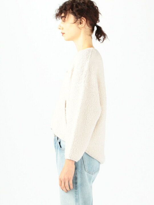 楽天市場】【SALE／30%OFF】ウールナイロンボア ジップアップブルゾン 