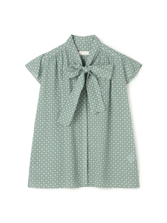 楽天市場】【SALE／40%OFF】BBダイアゴナルプリント ボウタイブラウス 