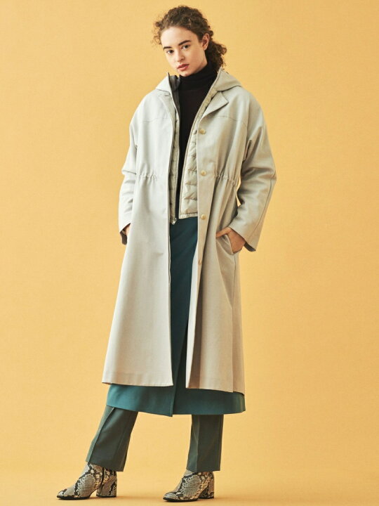 楽天市場】【SALE／50%OFF】グログラン ダウンライナー付きフーデッド  