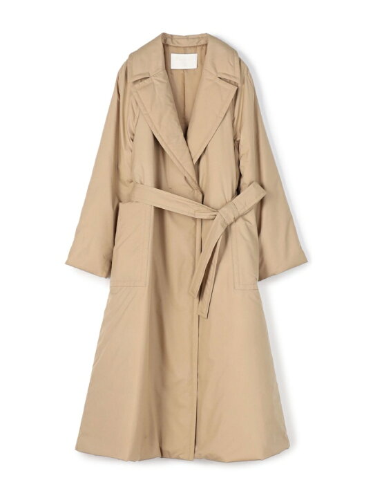 楽天市場】【SALE／40%OFF】パデットタフタ ベルテッドコート Ballsey 