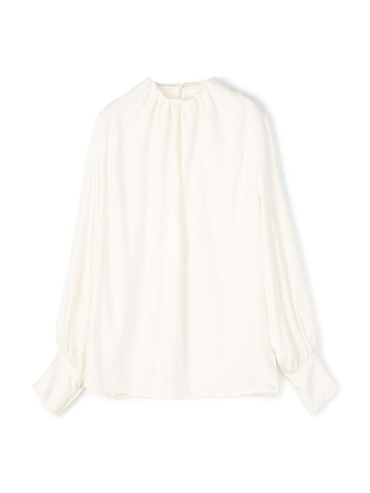 楽天市場】【SALE／40%OFF】シルキーサテン ビルドネックブラウス 