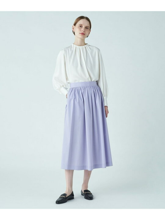 楽天市場】【SALE／60%OFF】シルキーサテン ビルドネックブラウス 