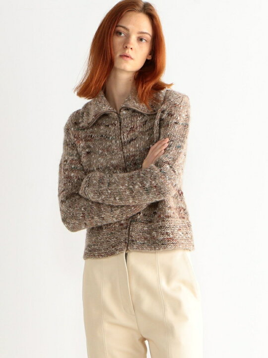 楽天市場】【SALE／30%OFF】ウールアルパカ ミックスカラージップ  