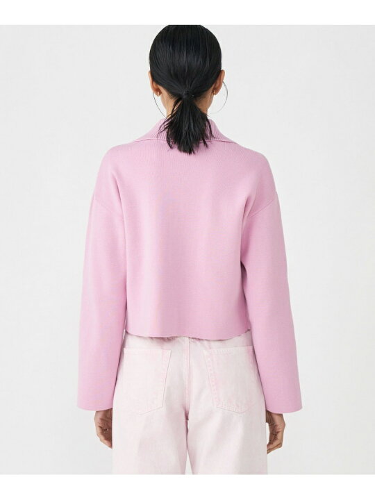 楽天市場】【SALE／40%OFF】ソリッドニット ショートブルゾン MACPHEE 