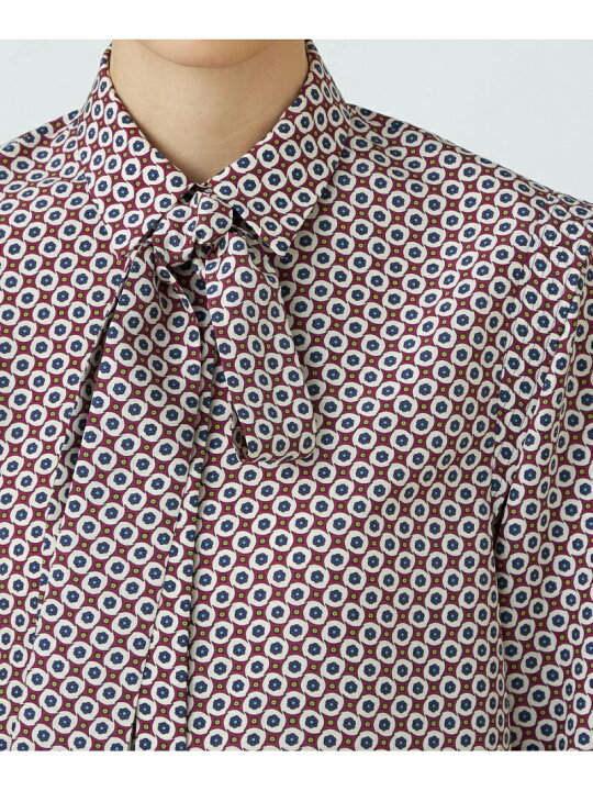 楽天市場】【SALE／30%OFF】コモンフラワープリント ボウタイブラウス 
