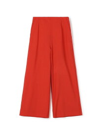 【SALE／50%OFF】ウールポリエステルストレッチ ワイドクロップドパンツ MACPHEE トゥモローランド パンツ その他のパンツ ブルー レッド ネイビー【RBA_E】【送料無料】[Rakuten Fashion]