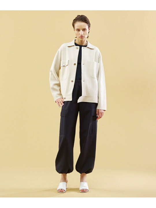 楽天市場】【SALE／50%OFF】コットンシルクミラノリブ ブルゾン 