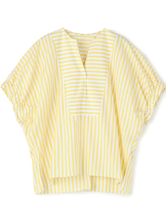 楽天市場】【SALE／40%OFF】ギザコットンストライプ ボザムブラウス 