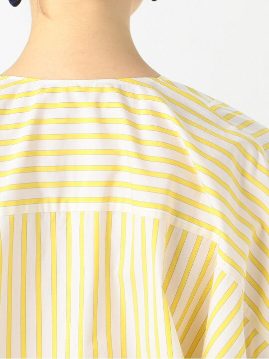 楽天市場】【SALE／40%OFF】ギザコットンストライプ ボザムブラウス 