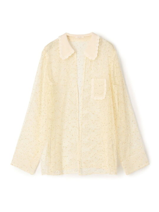 楽天市場】【SALE／40%OFF】スパークリングネット シャツカーディガン 