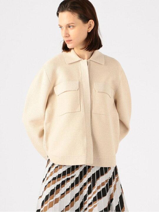楽天市場】【SALE／40%OFF】コットンニット ポケッタブルブルゾン DES 