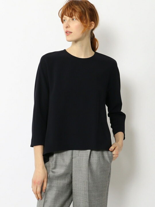 楽天市場】【SALE／40%OFF】トリアセテートポリエステル クルーネック 