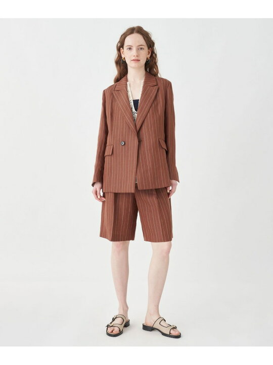 楽天市場】【SALE／40%OFF】ダブルカバーリネン ピークドラペル 