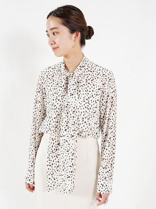 楽天市場】【SALE／30%OFF】シルクデシンレオパードプリント ボウタイ 