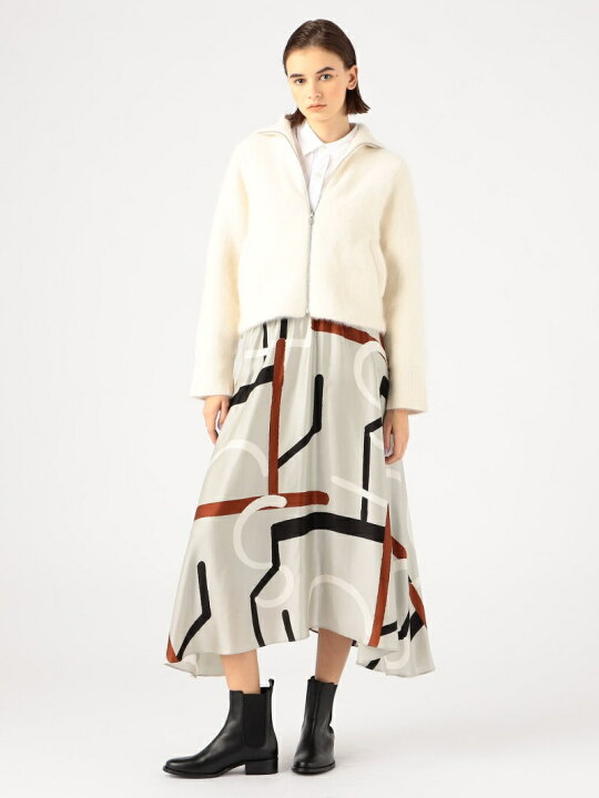 楽天市場】【SALE／30%OFF】フォックスカシミヤ ジップアップブルゾン 