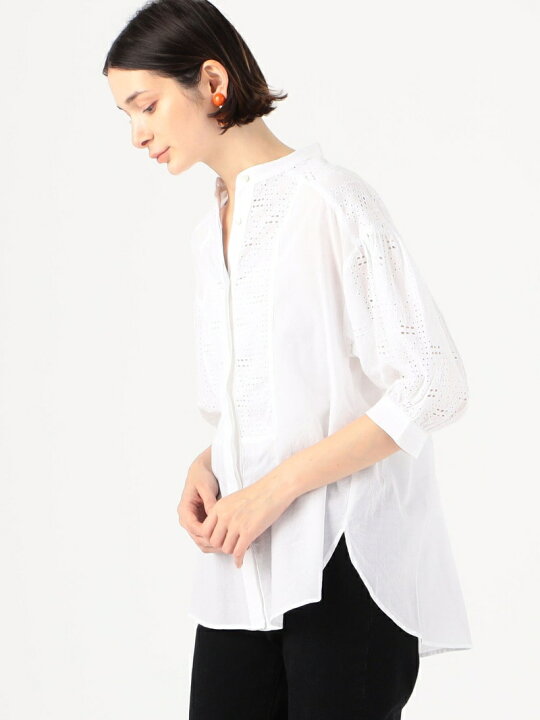 楽天市場】【SALE／40%OFF】FIL カットワークシャツ TOMORROWLAND 