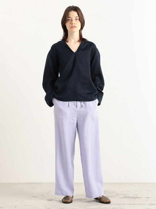 楽天市場】【SALE／40%OFF】リネン セーラーカラーブラウス MACPHEE 