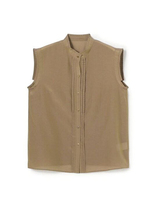 楽天市場】【SALE／40%OFF】シャンブレータフタ ノースリーブブラウス 