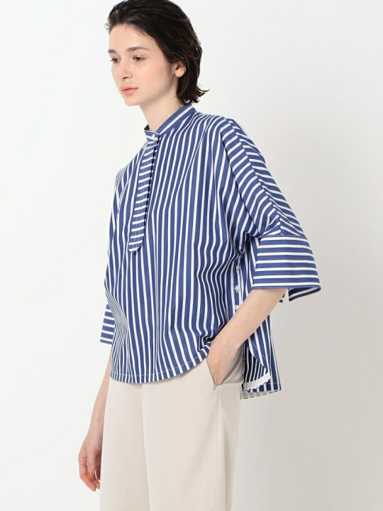 楽天市場】【SALE／40%OFF】ボールドストライプ ハーフスリーブシャツ 