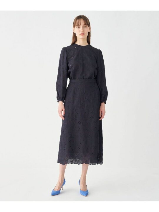 楽天市場】【SALE／40%OFF】ボイルフラワーエンブロイダリー ラッフル