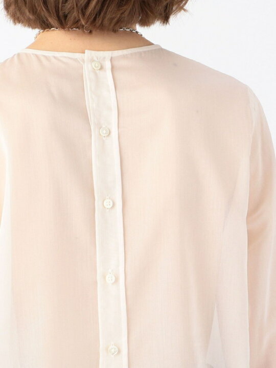 楽天市場】【SALE／30%OFF】シアーローン ノーカラーブラウス EDITION  