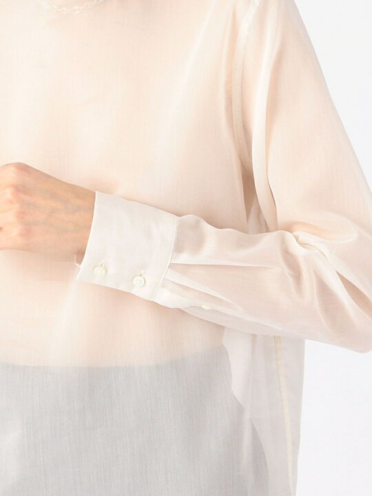 楽天市場】【SALE／30%OFF】シアーローン ノーカラーブラウス EDITION  