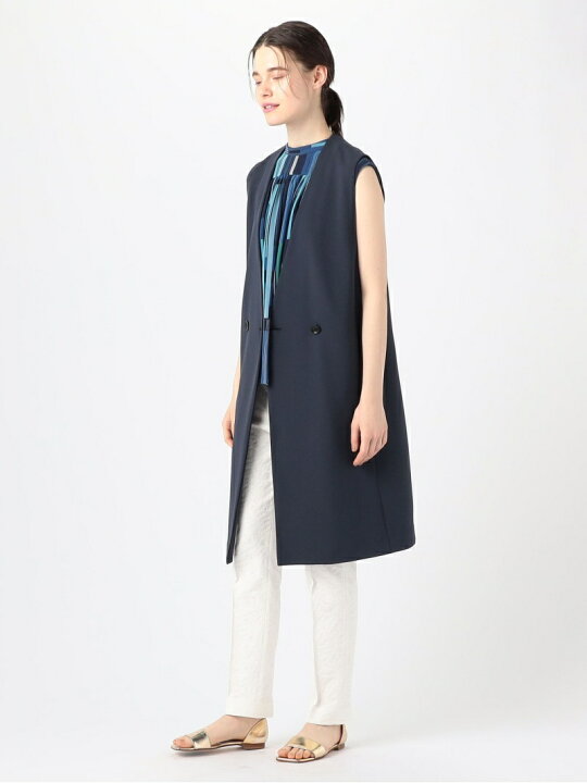 楽天市場】【SALE／30%OFF】ニットジョーゼット ロングジレ Ballsey  