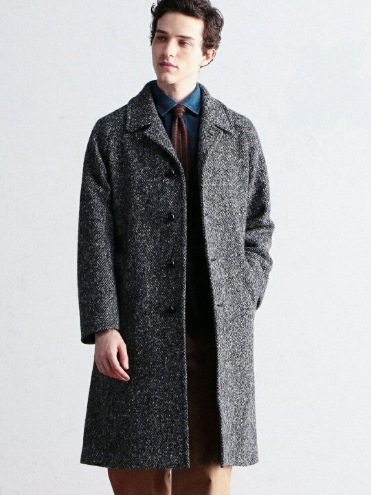楽天市場】【SALE／50%OFF】ウールツイード ベルテッドステンカラー 