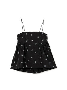 �y�ʒ��zne Quittez pas BLACK Camisole Embroidery �g�b�v�X TOMORROWLAND BUYING WEAR �g�D�����[�����h �g�b�v�X �L���~�\�[�� �u���b�N�y���������z[Rakuten Fashion]