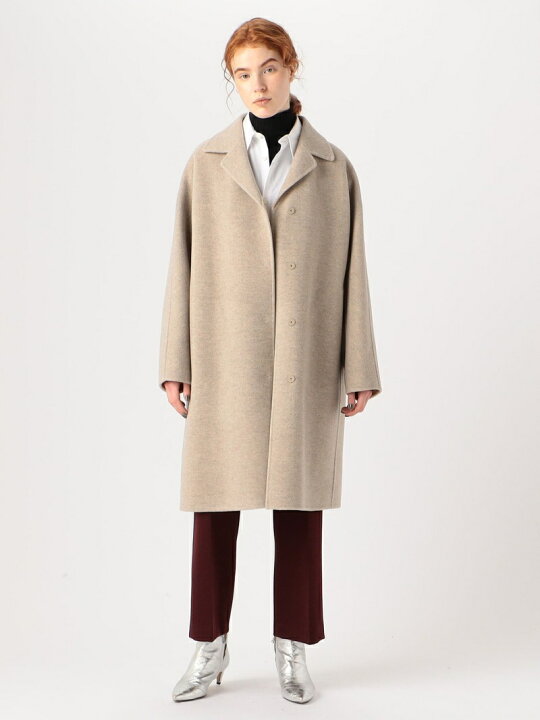 楽天市場】【SALE／30%OFF】ウールカシミヤダブルフェイス バルカラー 
