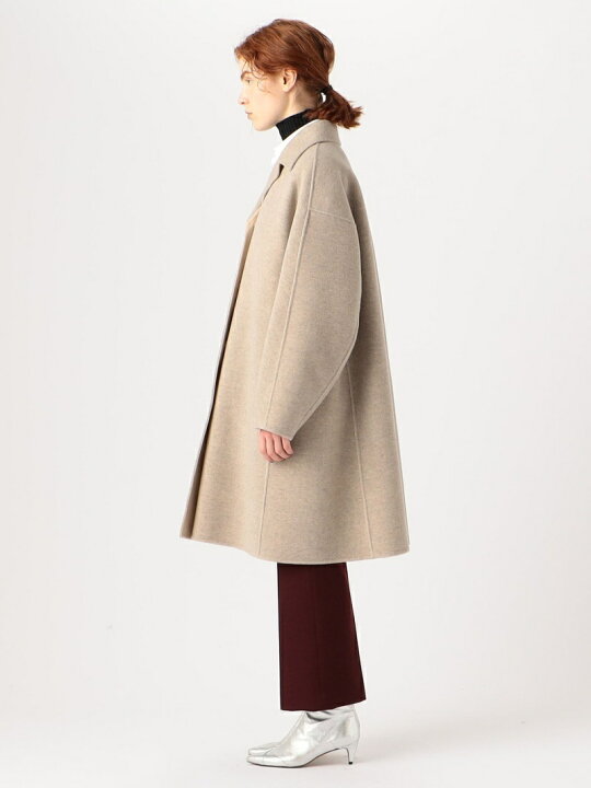 楽天市場】【SALE／30%OFF】ウールカシミヤダブルフェイス バルカラー 