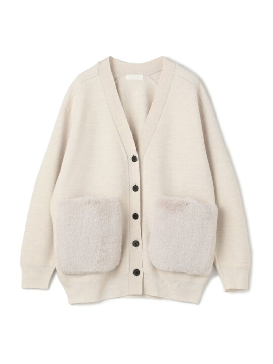 楽天市場 Web先行予約 ウールポリエステルミラノリブ ファーポケットカーディガン Ballsey トゥモローランド ニット カーディガン 先行予約 送料無料 Rakuten Fashion Tomorrowland